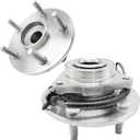 2Pcs 515151 Front Wheel Bearing Hub Assembly Compatible with Dodge Ram 1500 2012-2018, for Ram 1500 Classic 2019-2022, 5 Lug w/ABS