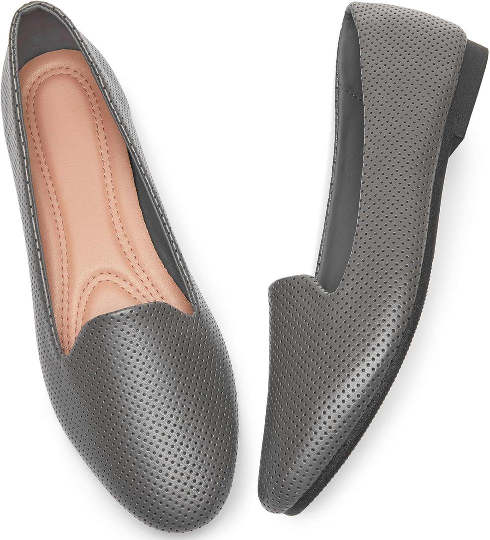 Ballet Flats Shoes for Women Dress Shoes Comfortable Dressy Casual Business Slip on Shoes Loafers