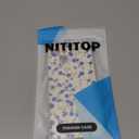 NITITOP Compatible with iPhone 11 Case Cute Flower for Women Girls Floral Rose Design Vintage Shockproof Soft Girly Slim TPU Fashion Protective Phone Cover - Blue