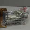 Vintage Candle Lantern with Flameless LED Light - Decorative Indoor & Outdoor Lanterns for Porch - Christmas (RED)