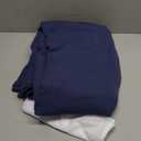 AmyHomie Cooling Blankets, 100% Rayon Derived from Bamboo, Cool Summer Blanket for Hot Sleepers, Soft Comfy Lightweight Blankets for All Seasons(Navy, King (108"x90"))