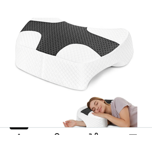 Side Sleeper Pillow with Arm Hole, Shoulder Relief System, Newly Upgrade Arm Pillow for Neck and Shoulder Pain, Premium Memory Foam, Suitable for Side, Back and Stomach Sleeper grey