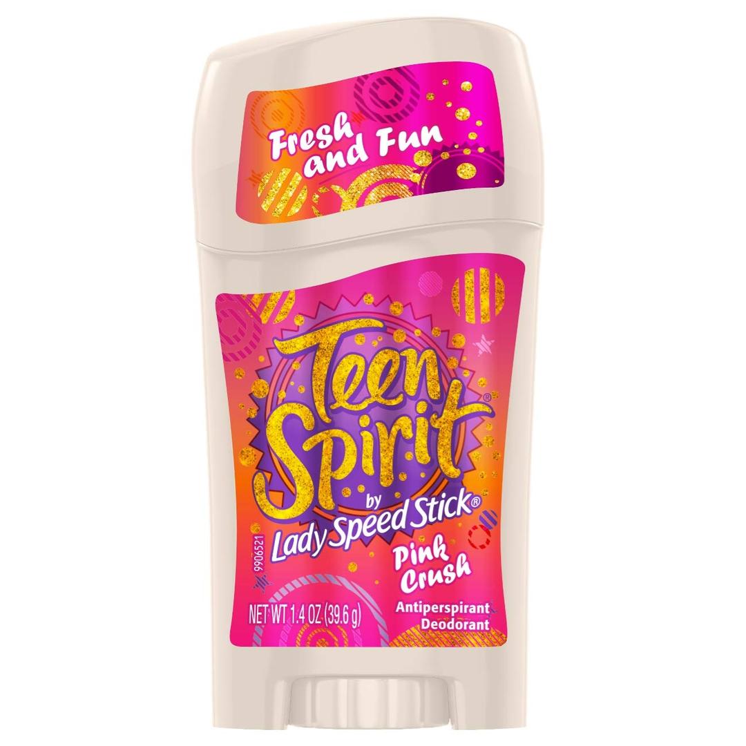 Teen Spirit Pink Crush Antiperspirant Deodorant, 1.4 Ounce - 12 per case. Teen Spirit Pink Crush Antiperspirant Deodorant, 1.4 Ounce - 12 per case.