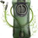Hydration Bladder Water Bladder for Hiking Backpack, Upgrade Leak-Proof Water Reservoir Premium Water Pouch Water Storage Bag Reservoir Hydration Pack Replacement (2L, Green)