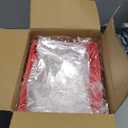 AFOROEOA 10PACK Red Baskets For Gifts Empty, 10x12Thick Kraft Gift Basket with 10 Bows 10 Bags Empty Gift Baskets for Christmas, Easter, Birthdays, Snacks, Farmers Market