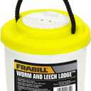 Frabill 4744 Compact Live Bait Container, Yellow/White