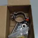 Beduan 1.5 Inch Stainless Steel Pipe Support Wall Ceiling Mount Pipe Strap Clamp Adjustable Pipe Bracket Holder for PVC Metal Water Pipe Tube Fitting (Range 38-40mm)