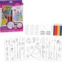Shrinky Dinks Disney Princesses Kit, Includes 15 Shrinky Dinks, Arts and Crafts for Kids, Kids Toys for Ages 5 Up by Just Play