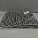 Sink Protectors for Kitchen Sink 12"13"16"18"19"24"26"28"29"30",Silicone kitchen sink mats protector for bottom of farmhouse sink(26"x14"Rear Drain Gray)