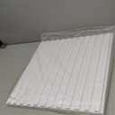 Art3d Slat Wall Panel, 3D Fluted Textured Panel 12-Tile 19.7 x 19.7in. - White