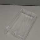 HIIMIEI Acrylic Napkin Holder for Bathroom, Acrylic Guest Towel Holder, Bathroom Napkins Guest Disposable Holder, Hand Towel Tray for Kitchen, Parties, Weddings, Party, Hotel, RestaurantClear (9x5.5'')