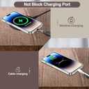 Phone Lanyard Crossbody Wrist Strap, Clip and Go Strap for Phone with Wallet Crossbody, Adjustable Phone Strap Compatible with All Phones (Peach)