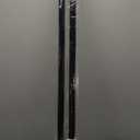 WindBreath Tension Shower Curtain Rod 41-77 Inch Pack of 2, 1.2” End Cap (Black)