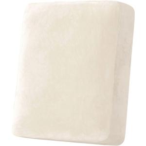 H.VERSAILTEX Velvet Stretch Couch Cushion Cover Plush Cushion Slipcover for Chair Cushion Furniture Protector Seat Cushion Sofa Cover (1 Piece Armchair Cushion Covers, Cream)