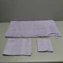 Belizzi Home Ultra Soft 3 Pack Cotton Towel Set, Contains a Bath Towel 52x64 inch, a Hand Towel 22x16 inch & a Wash Coth 12x12 inch, Ideal Everyday use, Compact & Lightweight - Lilac