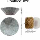 2 x 2 Pcs Canary Finch Nesting Wool Felt Pads with 4 Kinds Natural Mixing Bird Nesting Materials for Bird,Bird Nesting Material for Budgie,Parrot,Finche,Canaries,Other Birds