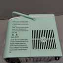 NEWBULIG Ice Makers Countertop with Handle, Portable Ice Machine, 9 Bullet Ice Cubes in 6 Mins, 26lbs in 24Hrs, Auto-Cleaning, with Basket and Scoop, for Home, Kitchen, RV, Camping, Green (12.5"*11.6"*8.8")