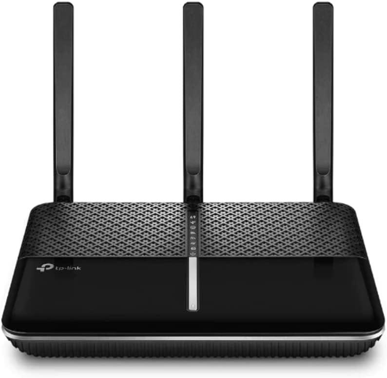 TP-Link Archer VR2100 AC2100 Mbps Wireless Dual-Band Fibre Supported VDSL/ADSL Modem Router, 4 Gigabit LAN Ports + 1 USB 3.0 Port, MU-MIMO, Super VDSL, Easy Installation with Tether App