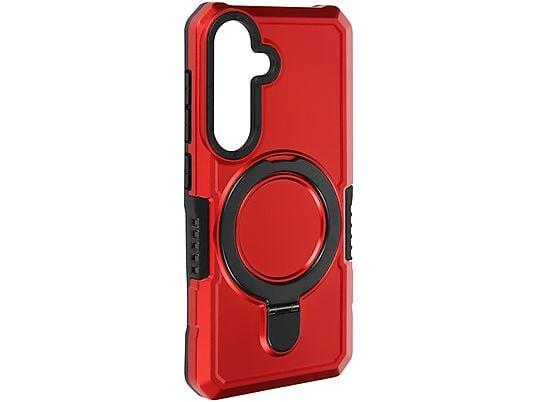 Designed for Samsung Galaxy S25 Plus Case with Magnetic Ring Stand [Compatible with Mag-Safe][Military Grade Drop Protection][Build in Kickstand] Shockproof Galaxy S25+ Phone Case 6.7",Red