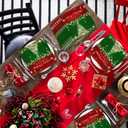 40pcs Christmas Napkins Decorations, Red and Green Merry Christmas Napkin, Xmas Tree Napkins for Winter Holiday Xmas Birthday Party Supplies