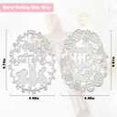 3 x Easter Die Cuts for Card Making, Easter Stamps and Dies, Easter Bunny Die Cuts for Card Making, Easter Eggs,Metal Happy Easter Words Scrapbooking Die Cuts, Easter Bunny, DIY Easter Decoration