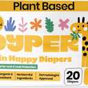 DYPER Baby Diapers Size 5 (20 Count)  Plant-Based, Hypoallergenic, Fragrance-Free & Ultra Absorbent Disposable Diapers for Day and Overnight Skin Protection, Single Pack Size 5 Diapers