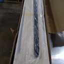 S&Z TOPHAND 36 in x 96 in Unfinished British Brace Knotty Barn Door with 6.6FT Sliding Door Hardware Kit/Double Surfaces/Simple Assembly is Required