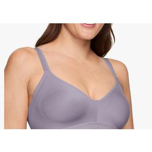Warners Women's Blissful Benefits Underarm-smoothing With Seamless Stretch Wireless Lightly Lined Comfort Bra Blue Warners Women's Blissful Benefits Underarm-smoothing With Seamless Stretch Wireless Lightly Lined Comfort Bra Blue