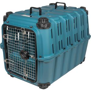 Mammoth Guardian Dog Kennel 36" Heavy Duty Travel & Outdoor Crate for Puppies, Small, Medium & Large Dogs, Secure 3 Bolt Lock, Adventure Ready for Hunting, Camping & Offroad  Lagoon Blue Kennel
