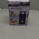 SIMPLETASTE Milk Frother, 4-in-1 Electric Milk Steamer, Automatic Warm and Cold Foam Maker and Milk Warmer for Latte, Cappuccinos, Macchiato (Blue)