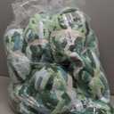 12 Pack Tie Dye Chunky Chenille Yarn for Crocheting & Knitting, 26yds 7.5 oz Each Skein Soft Fluffy Kitting Yarn Set, Multi Color Plush Yarn for Handcrafts Weaving Making Blankets, Blue Green (Blue+Sage+Olive)