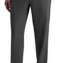 Haggar Men's Haggar Men’s Jmh 4-Way Stretch Slim Fit Flat Front Dress Pant, (30W x 30L, Med Grey)
