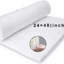 48"x24" x1" (Thick) Ceramic Fiber Blanket Fireproof Insulation Baffle Rated to 2400F, High-Temperature Resistance for Oven Stoves, Kilns,Forges