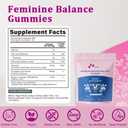 GUITI Premium Feminine Balance Gummies, Hawaiian Pineapple Flavored Gummies, Pineapple Gummies for Women PH, Vaginal Probiotics, 60 Gummies