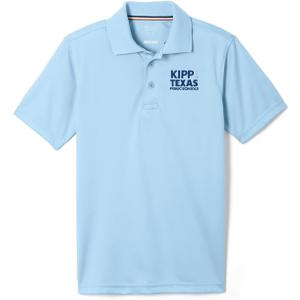 Kipp Texas Youth Short Sleeve Performance Polo Shirt (Blue, XXL)