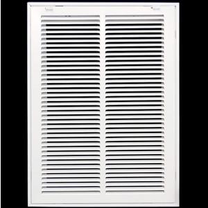 HVAC Premium 14 x 18 Duct Opening Steel Return Air Filter Grille, for 1-inch Filter, Removable Door, Flat Stamped HVAC Vent Cover Grille, Outer Dimensions 16.5 x 20.5
