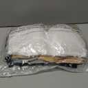 Geyoga 4 Pieces Neck Bralettes Wireless Cami Bra Tank Top Sports Bra for Women Girls (X-Large, Black, Light Grey, White, Pink)