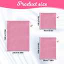 Toy Storage Bags, 6 Pcs Quality Liss Velvet Drawstring Pouch Adjustable Microfiber Toy Organizer Bags Gift Bag Foldable Ditty Bag for Women Men Toys Underwear Sunglasses Cosmetic (Pink 3 Sizes)