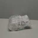 Qeirudu 16 Oz Round Bottom Clear Plastic Cups with Strawless Sip Lids, 50 Pack Disposable Iced Coffee Cups To Go Cups for Cold Drinks, Smoothie, Juice, Milkshake