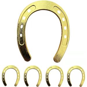 10 pcs Gold Color Lucky Horseshoe Wedding Favors, Vintage Metal Mini Horseshoe Decorations for Rustic Wedding Birthday Party Decorations