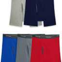 Fruit of the Loom Men's Coolzone Boxer Briefs, Moisture Wicking & Breathable, Assorted Color Multipacks S