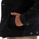 Wrangler Men's Corduroy Trucker Jacket (X-Large, Jet Black)