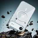 for iPhone Air Case Clear,Compatible with Magsafe,Slim Magnetic Cover + 2X Screen Protector, Shockproof Military Grade, Anti-Yellowing Transparent Protective Case 17 for 6.5 inch