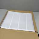 Fits 24x18 Duct Opening | Steel Return Air Grille by Handua | Vent Cover Grill for Sidewall and Ceiling | White | HVAC Cold Air Intake Grille | Outer Dimensions: 25.75"W X 19.75"