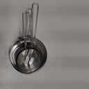 Martha Stewart Richburn 4-Piece Stainless Steel Measuring Cups Set Durable and Accurate Kitchen Measuring Tools for Baking and Cooking