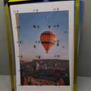 Wood 16x24 Picture Frame with 14x20 Mat Gold, Display 14x20 with Mat or 16x24 Without, Wood 16 by 24 Photo Frame, 16 x 24 Frame for Wall Hanging Display, Gold