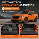 Mabett Floor Mats Set for 2022-2026 Ford Maverick Hybrid Model Accessories