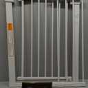 Babelio Baby Gate for Doorways and Stairs, 26"-40" Auto Close Dog Gate, PressGuard C5, Easy Install Pressure Mounted Gate, fits for Narrow and Wide Doorways, Safety Gate Door for Child and Pets (White)