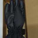 Ski Gloves, Waterproof and Breathable Snow Gloves for Cold Weather, Men & Women Boys and Girls (S(Fit Kids 8-10 Years), Full Black)