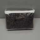 Leather Look Recliner Chair Covers, 4-Pieces Stretch Recliner Cover, Soft Reclining Chair Slipcover, Washable Furniture Protector for Lazy Boy Recliner (1 Seater, Brown)